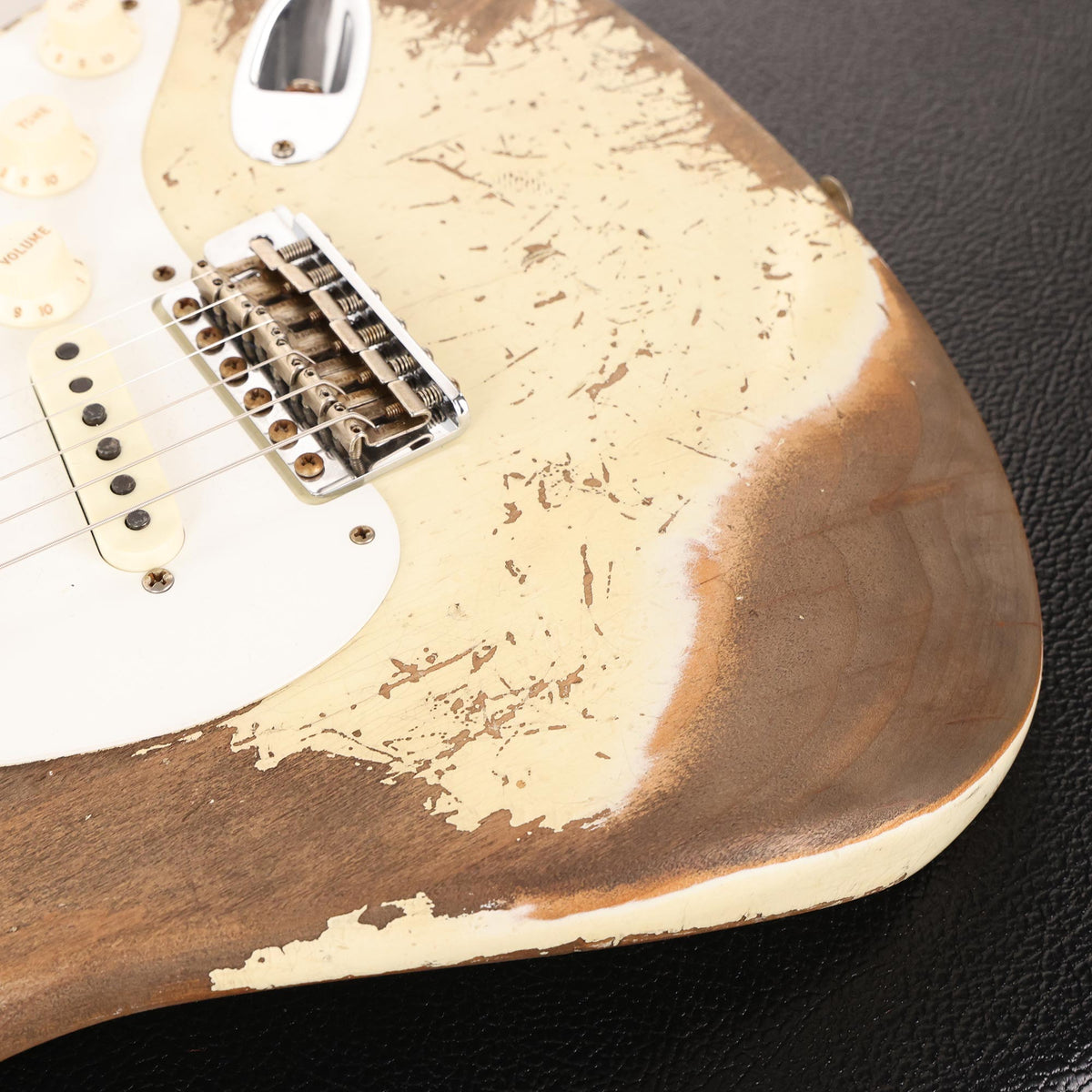 Fender Custom Shop Limited Edition 1956 Stratocaster Super Heavy Relic Aged India Ivory Used — 8