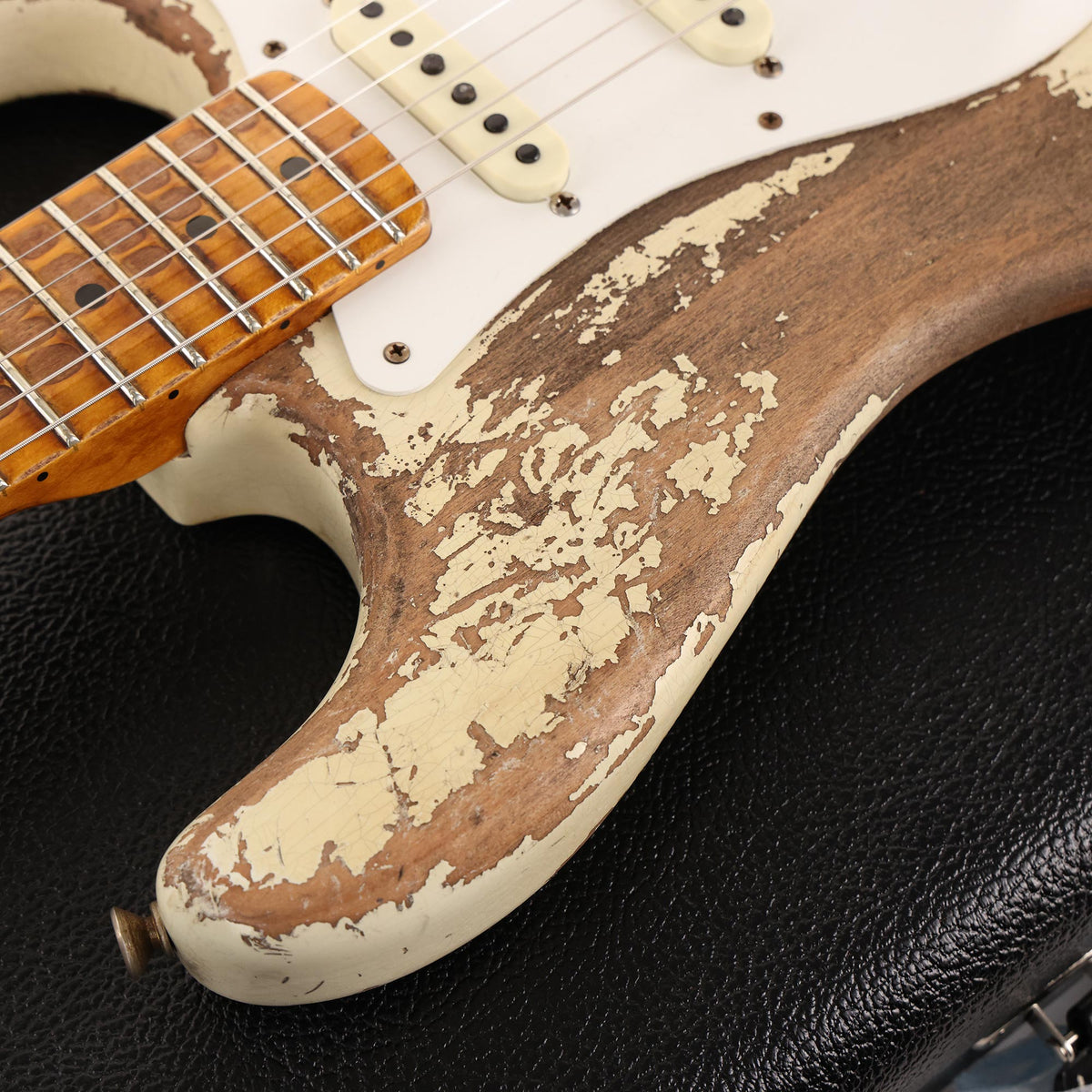 Fender Custom Shop Limited Edition 1956 Stratocaster Super Heavy Relic Aged India Ivory Used — 7