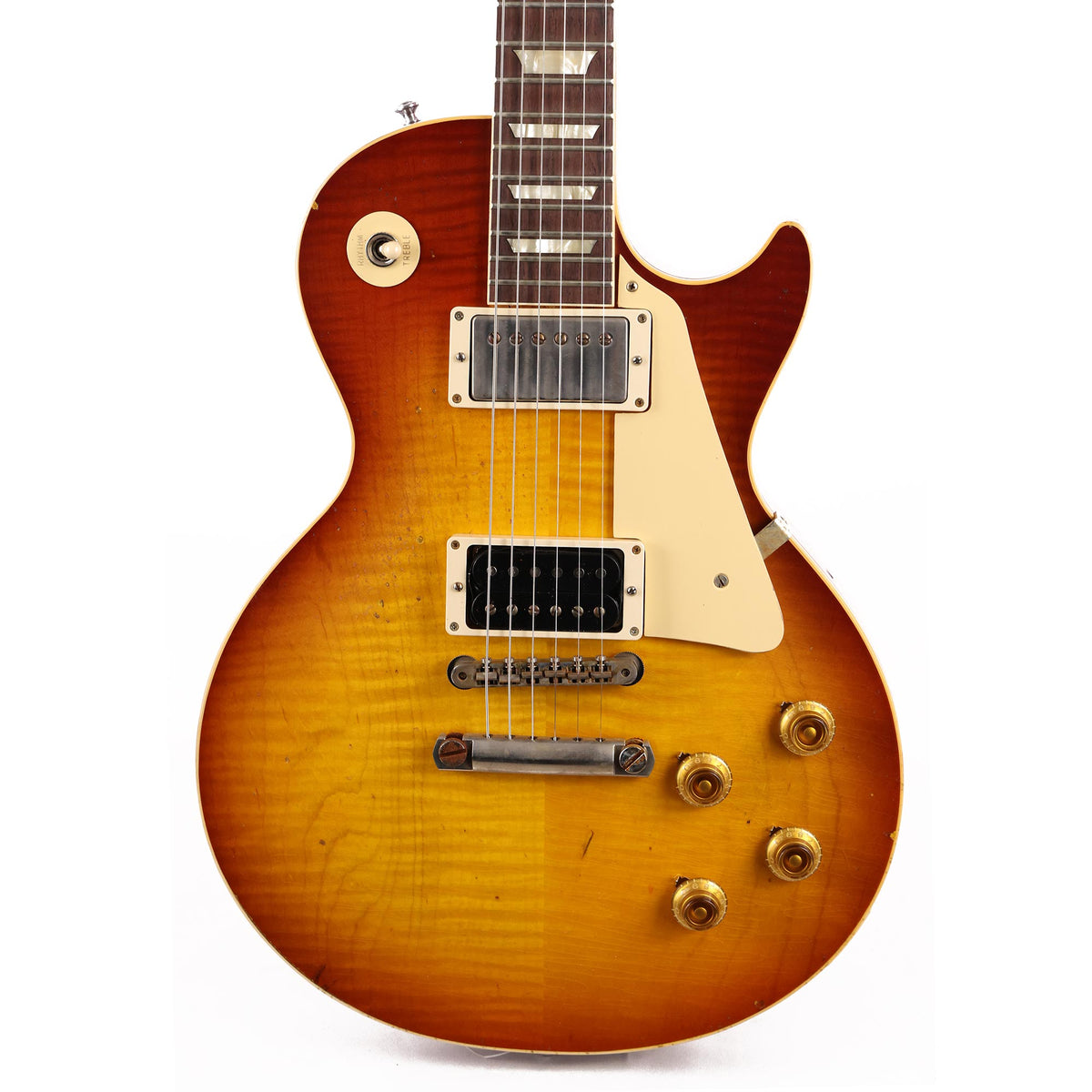 Gibson Custom Shop '59 Les Paul Reissue Aged Orange Sunset Fade Made 2 Measure — 1
