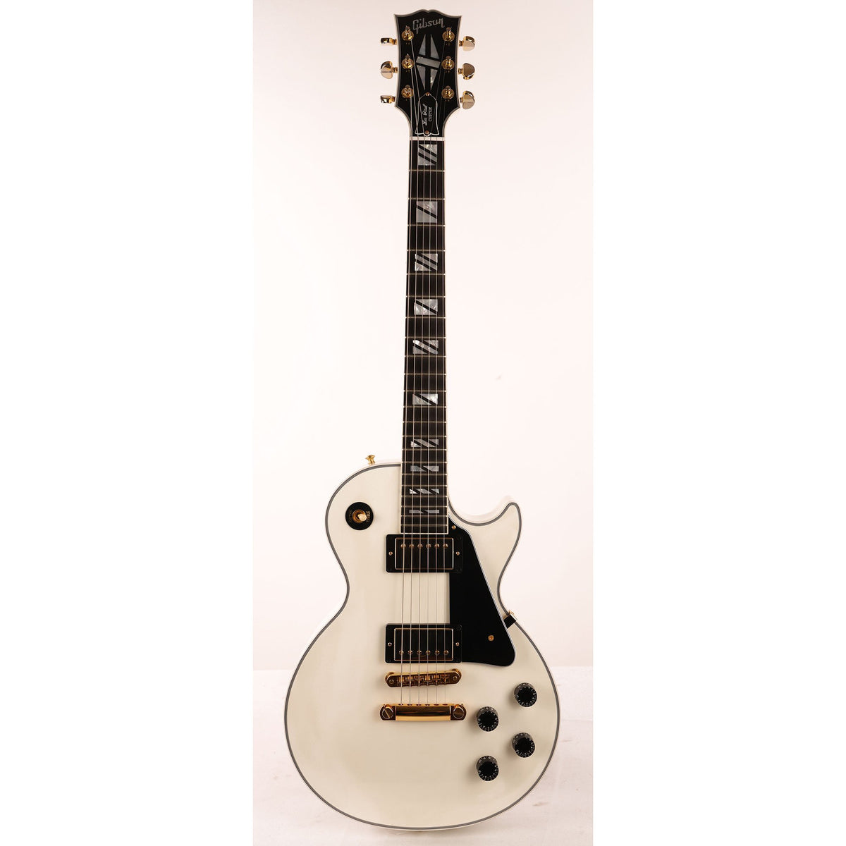 Gibson Custom Shop Les Paul Custom Made 2 Measure Split Block Inlays Alpine White VOS — 2