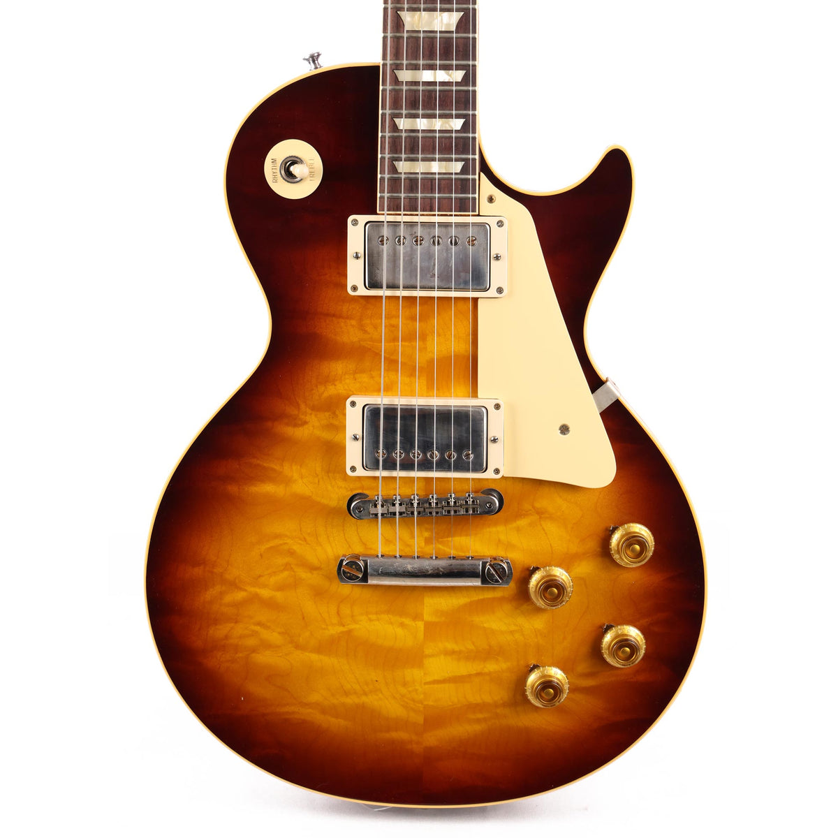 Gibson Custom Shop 1959 Les Paul Standard Made 2 Measure Washed Bourbon Burst with CC22 Colletti Neck Used — 1