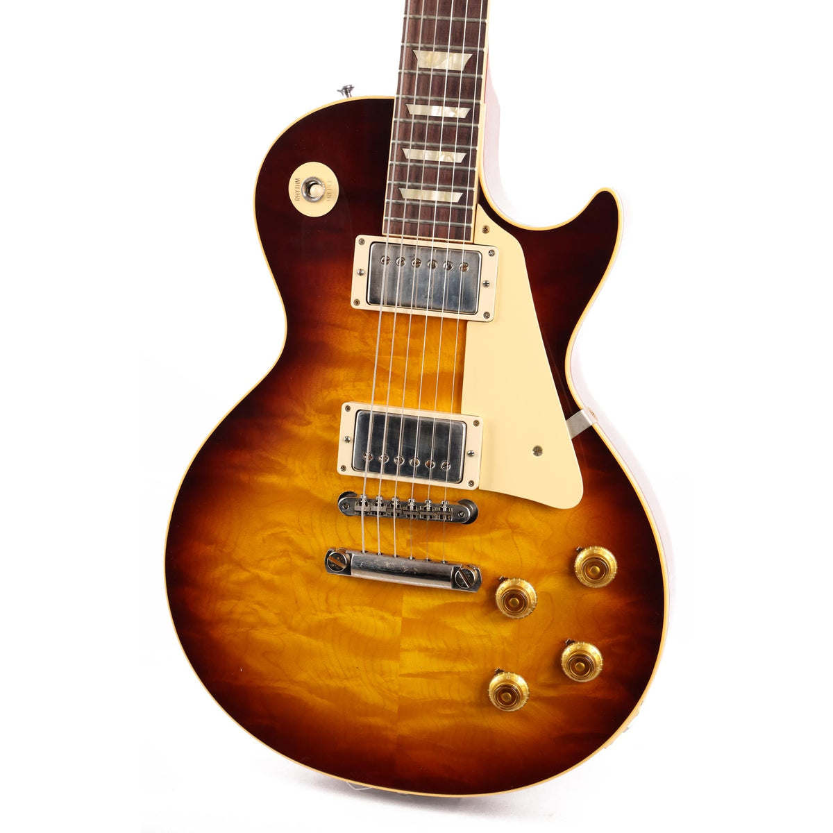 Gibson Custom Shop 1959 Les Paul Standard Made 2 Measure Washed Bourbon Burst with CC22 Colletti Neck Used — 7