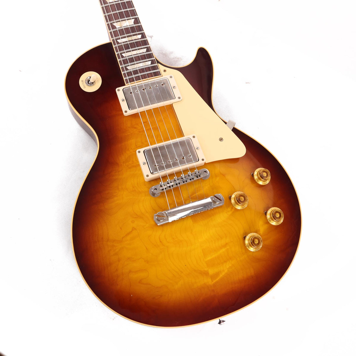 Gibson Custom Shop 1959 Les Paul Standard Made 2 Measure Washed Bourbon Burst with CC22 Colletti Neck Used — 8