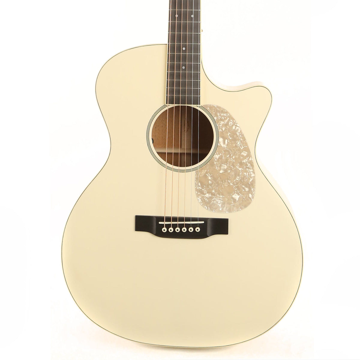 Martin Custom Shop Grand Performance Cutaway Acoustic-Electric Satin White — 1