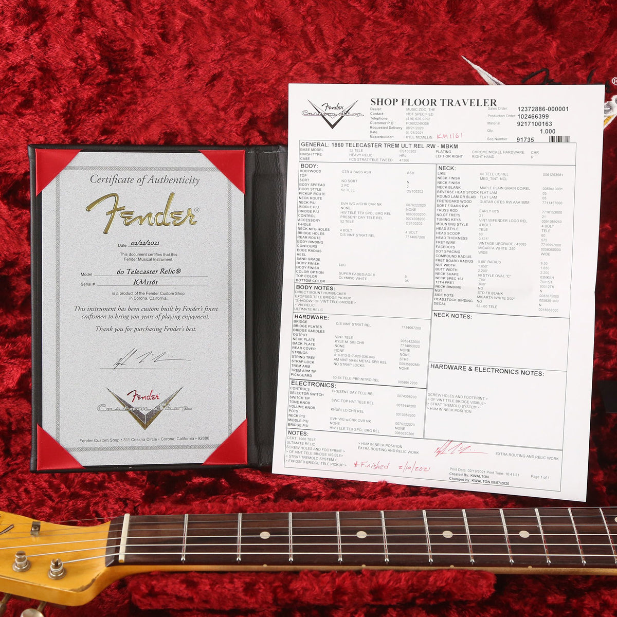 Fender Custom Shop 1960 Telecaster Masterbuilt Kyle McMillin Hacksaw Relic — 11