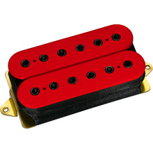 DiMarzio PAF Pro Humbucker Pickup F-Spaced Red with Black Pole Pieces