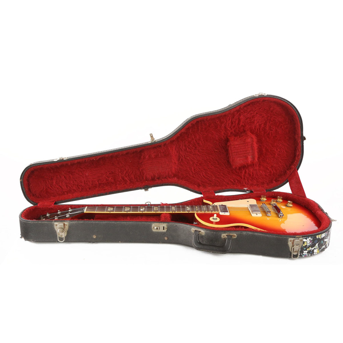 1974 Gibson Les Paul Deluxe Cherry Sunburst — 12