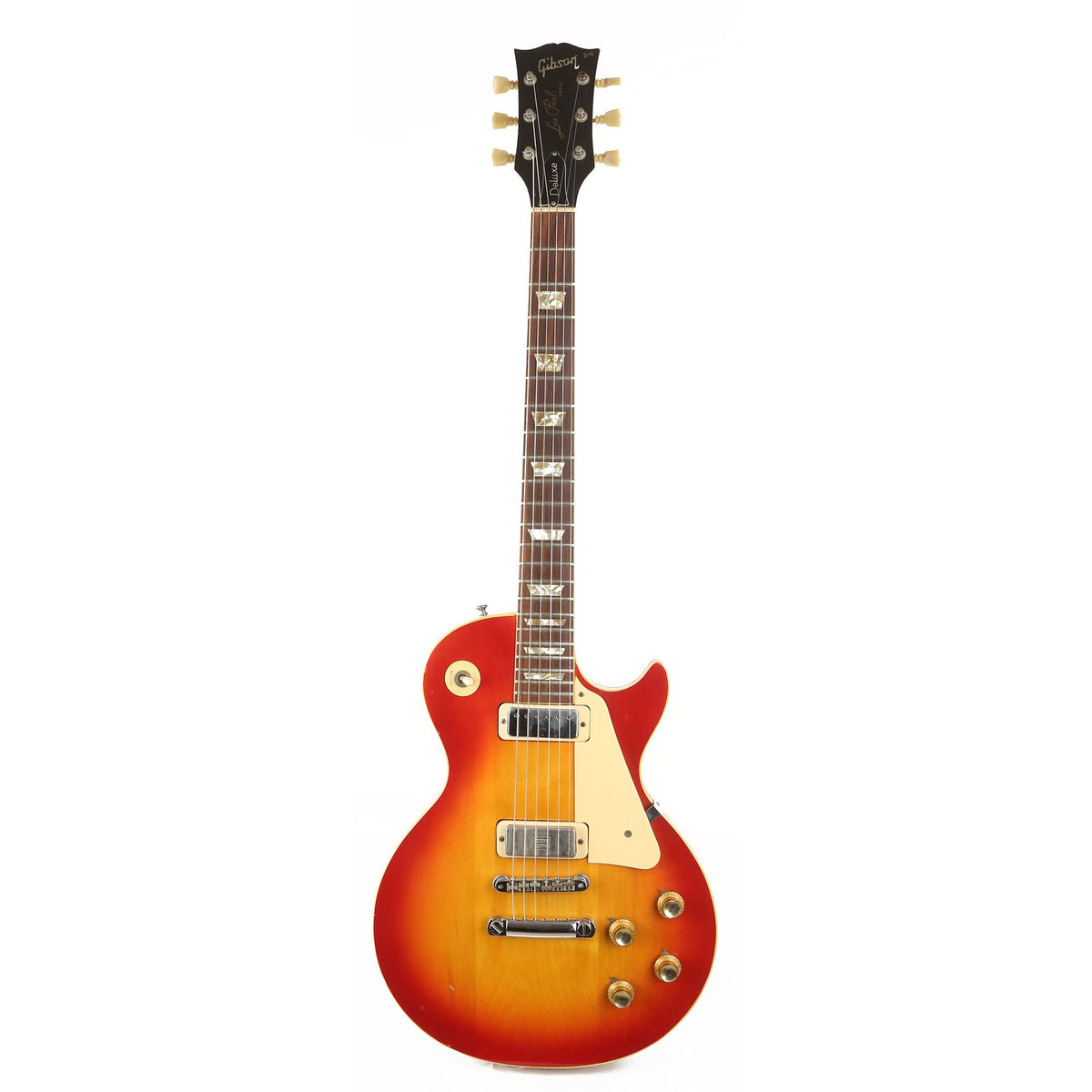 1974 Gibson Les Paul Deluxe Cherry Sunburst — 2