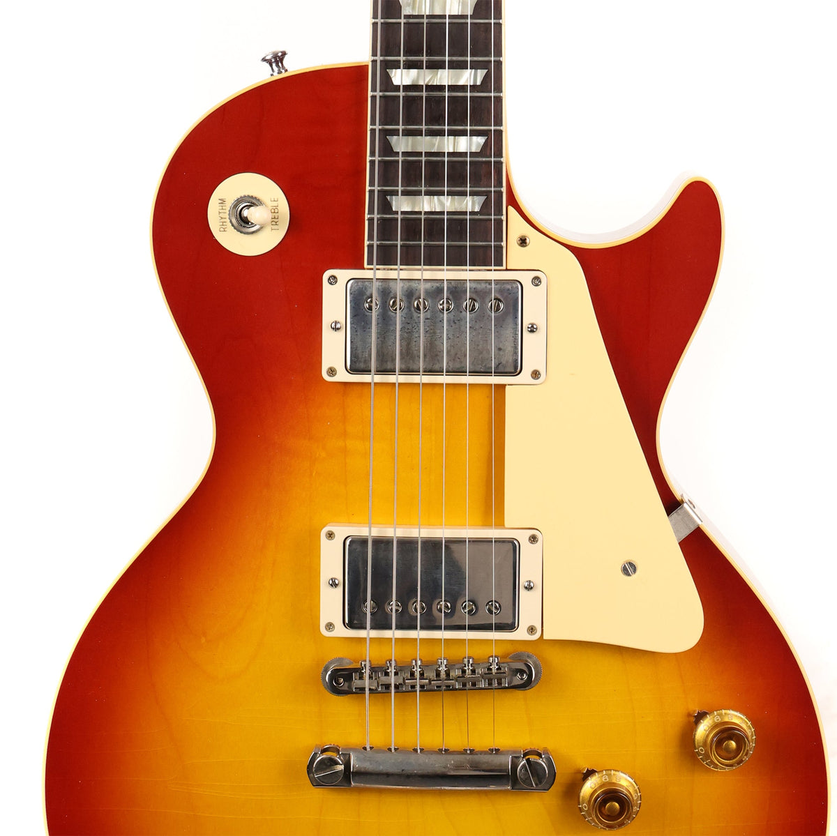 Gibson Custom Shop 1958 Les Paul Washed Cherry Sunburst Murphy Lab Ultra Light Aged 2023 — 4