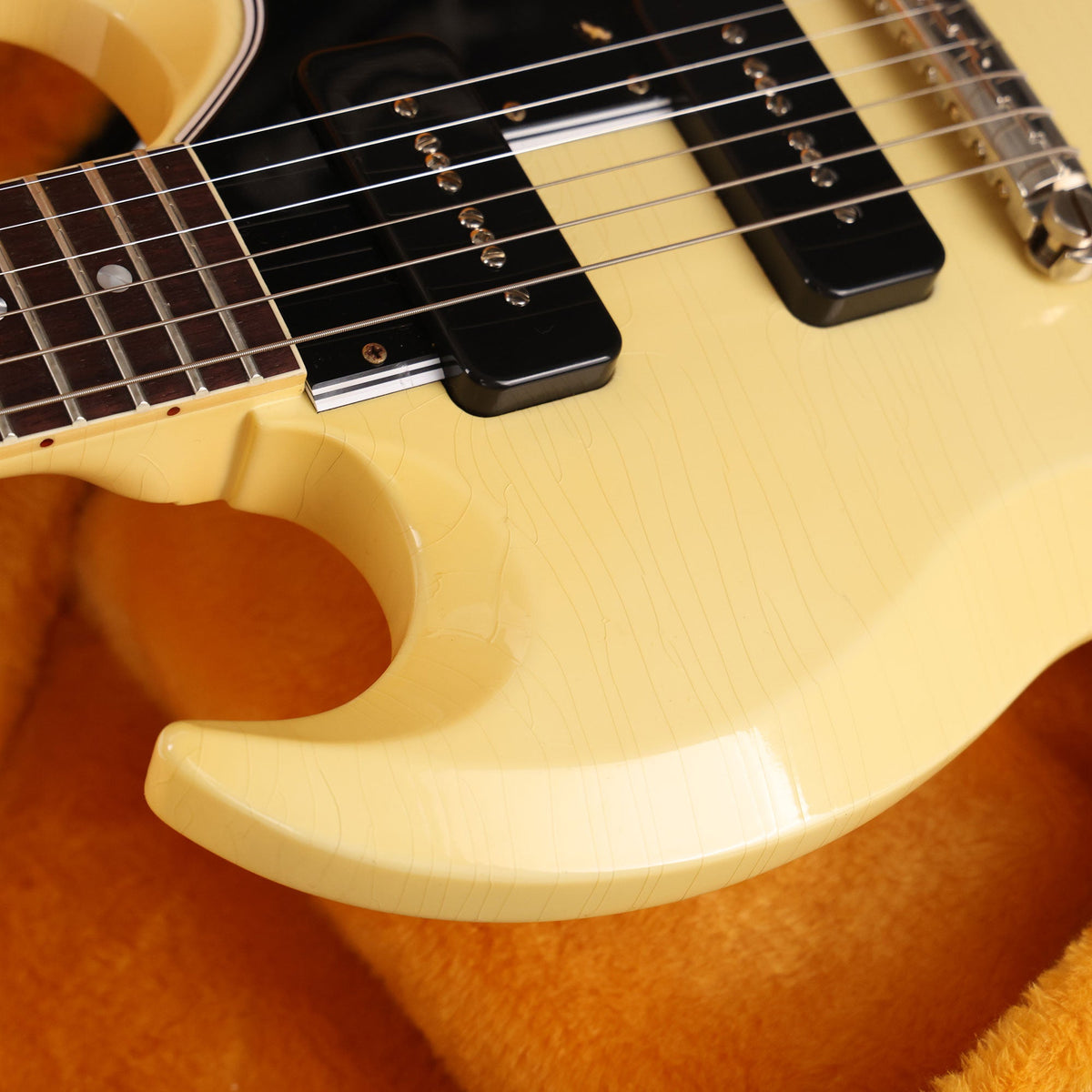 Gibson Custom Shop 1963 SG Special Classic White Murphy Lab Ultra Light Aged — 7