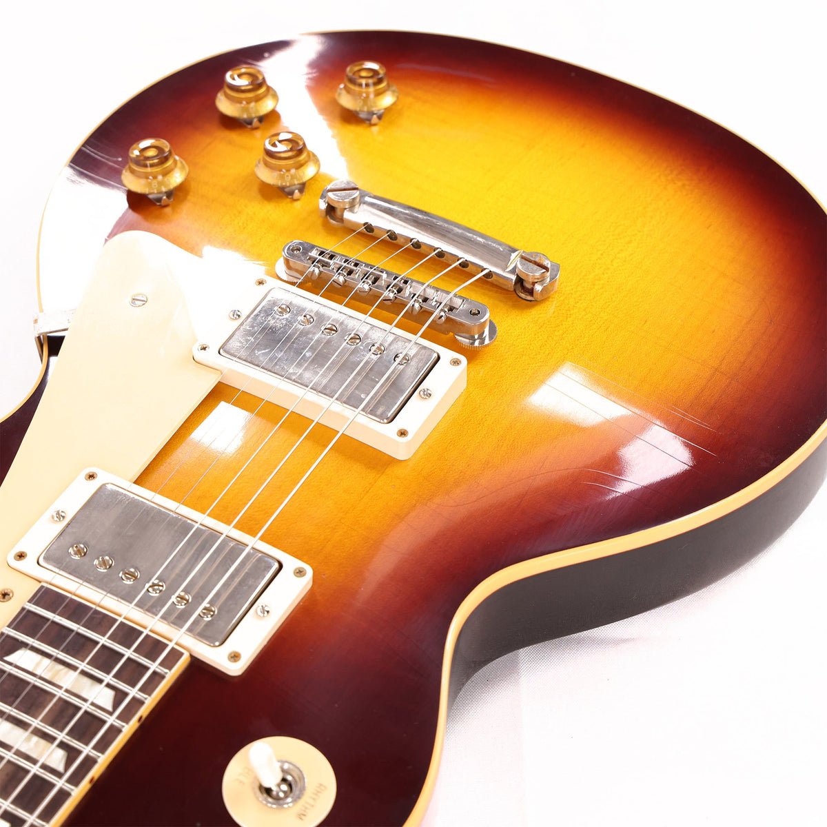 Gibson Custom Shop 1958 Les Paul Bourbon Burst Murphy Lab Ultra Light Aged — 8