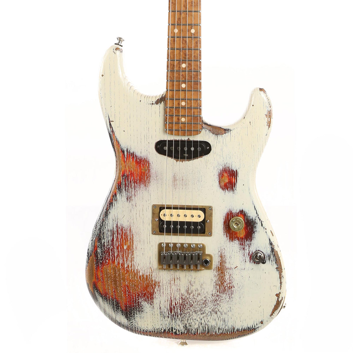 Paoletti Stratospheric Loft Series HS Music Zoo Exclusive Aged White over Sunburst — 1