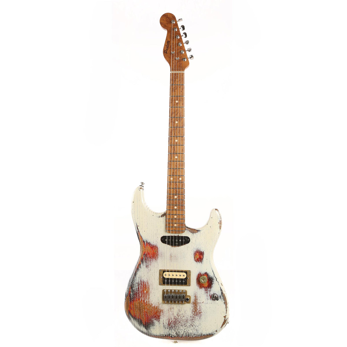 Paoletti Stratospheric Loft Series HS Music Zoo Exclusive Aged White over Sunburst — 2