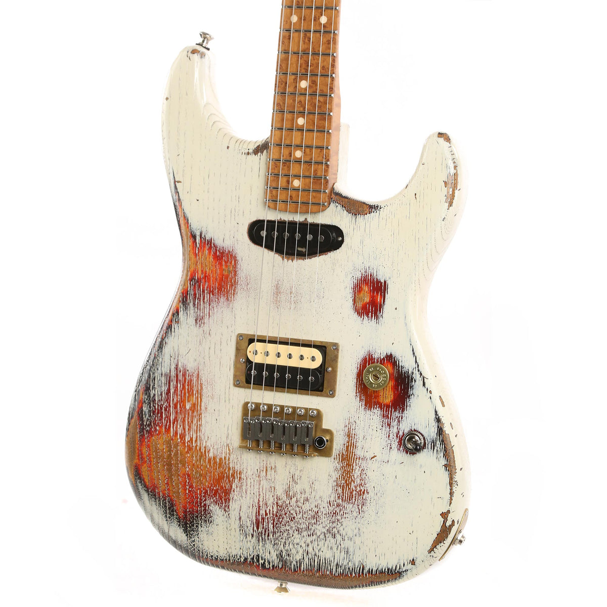 Paoletti Stratospheric Loft Series HS Music Zoo Exclusive Aged White over Sunburst — 6