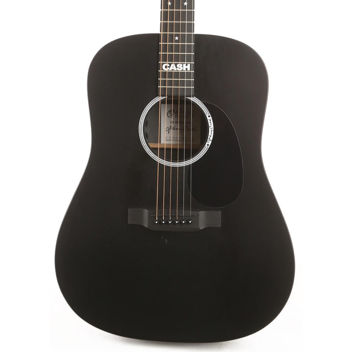 Martin DX Johnny Cash Acoustic-Electric Jett Black Used
