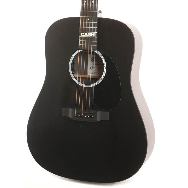 Martin DX Johnny Cash Acoustic-Electric Jett Black Used