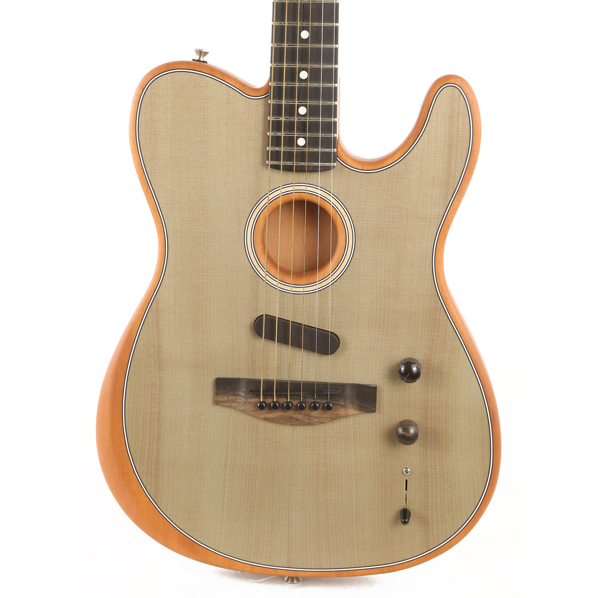 Fender American Acoustasonic Telecaster Sonic Gray Used — 1