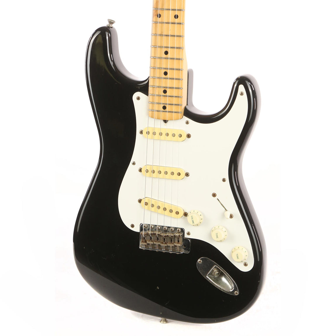 1986 Squier MIJ Stratocaster Black | The Music Zoo