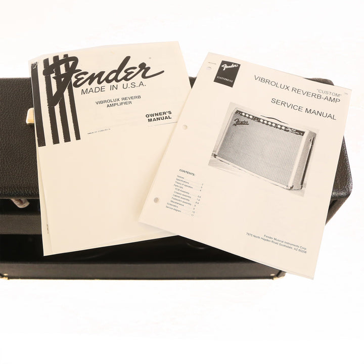 1990 Fender Vibrolux Reverb 2x10 Combo Amp