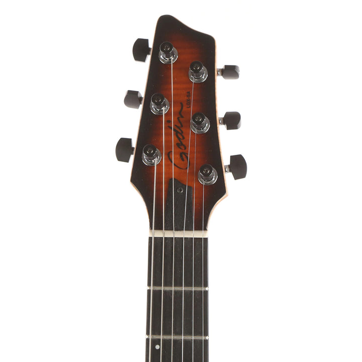 Godin LGX-SA Cognac Burst Flame AAA Used