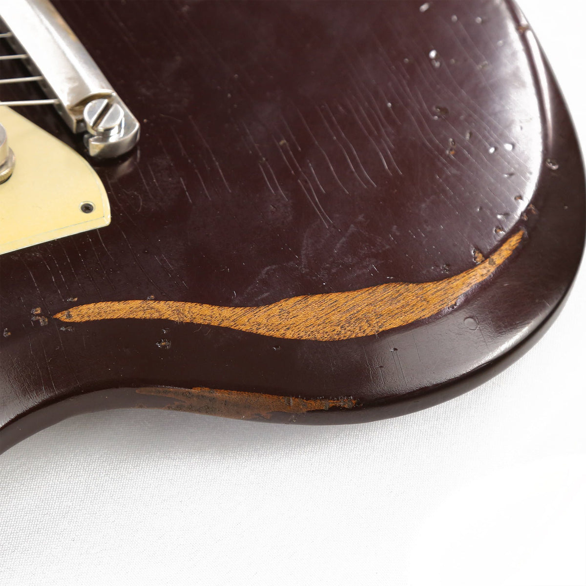 Gibson SG Aged and Relic by Dax & Co. Burgundy Sparkle 2008 — 10