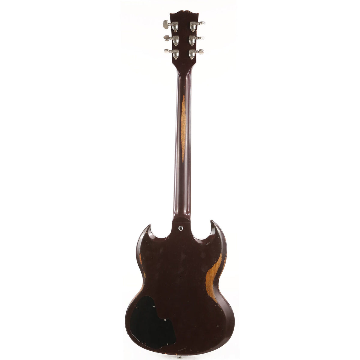 Gibson SG Aged and Relic by Dax & Co. Burgundy Sparkle 2008 — 3
