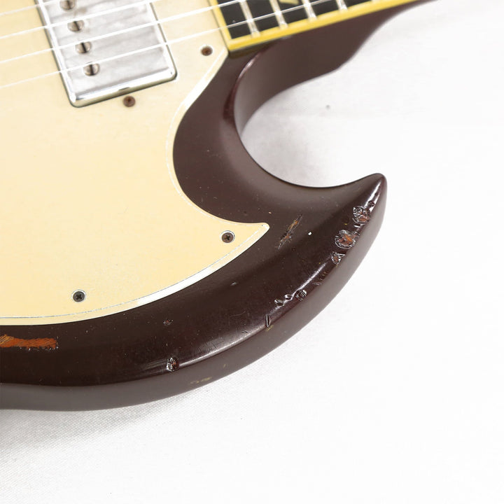 Gibson SG Aged and Relic by Dax & Co. Burgundy Sparkle 2008