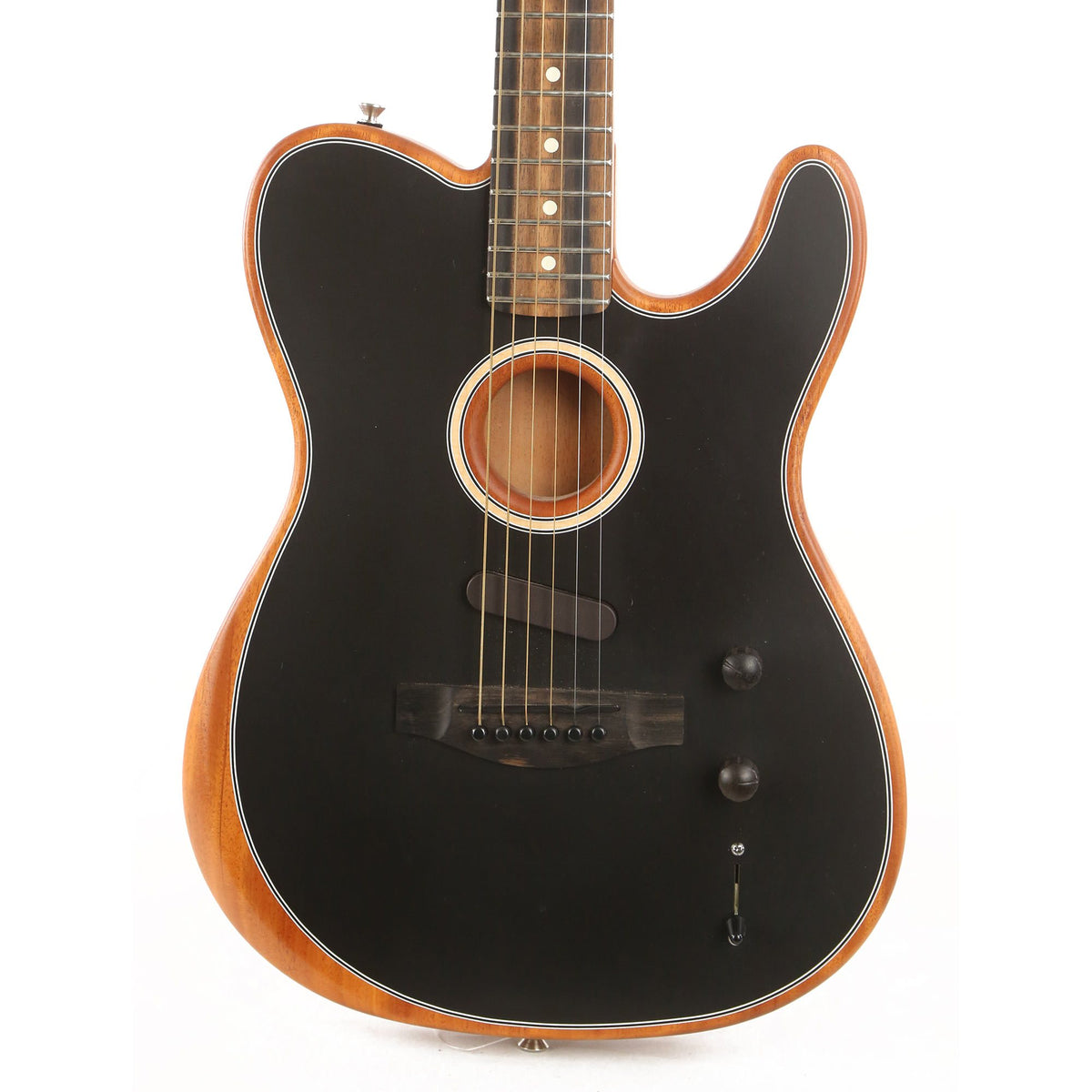 Fender American Acoustasonic Telecaster Black 2019 — 1