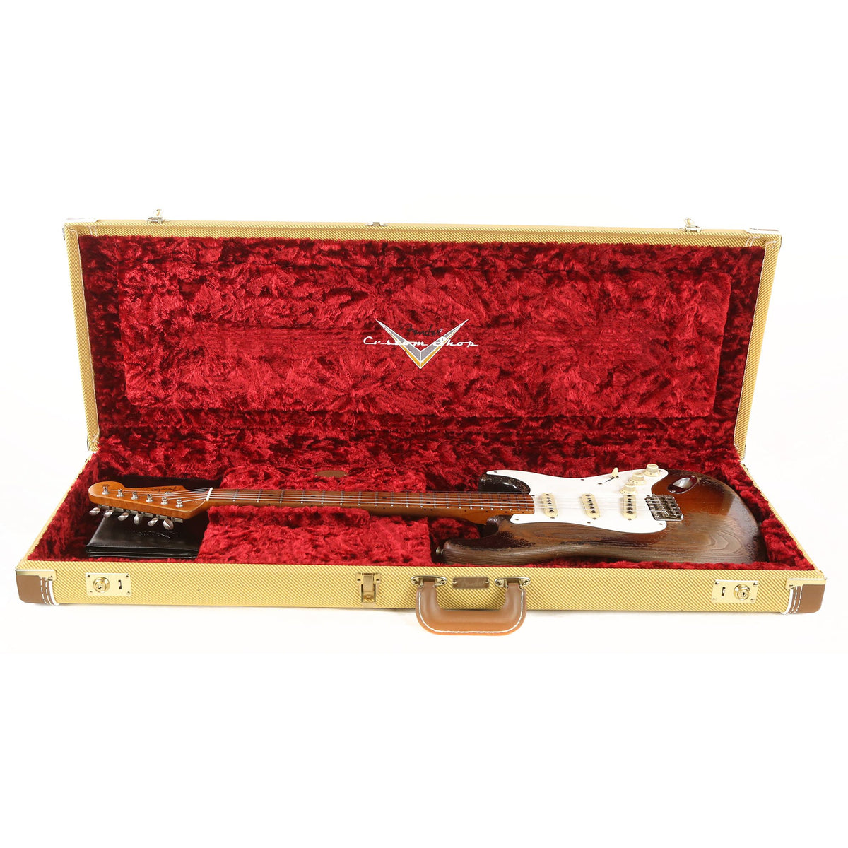 Fender Custom Shop '55 Stratocaster Masterbuilt Dale Wilson 2-Tone Sunburst Ultimate Relic 2019 — 12