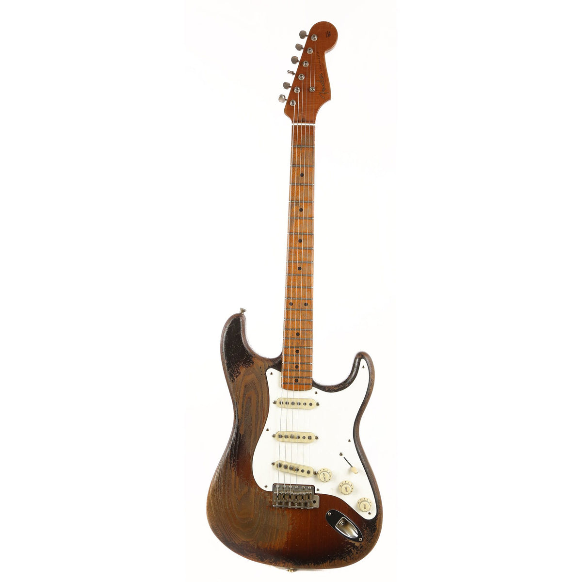 Fender Custom Shop '55 Stratocaster Masterbuilt Dale Wilson 2-Tone Sunburst Ultimate Relic 2019 — 2
