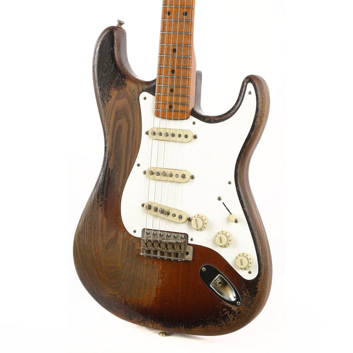 Fender Custom Shop '55 Stratocaster Masterbuilt Dale Wilson 2-Tone Sunburst Ultimate Relic 2019