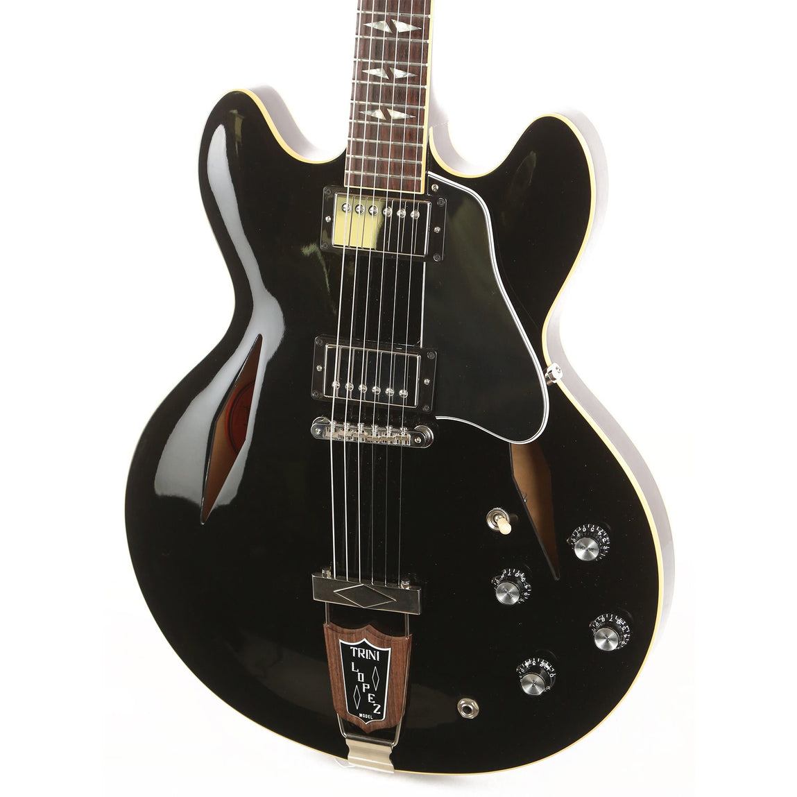 2015 Gibson Trini Lopez Signature ES-335 Black Limited Edition