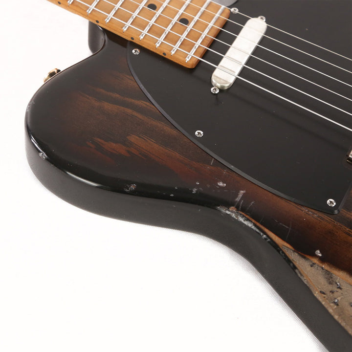 Tom Anderson T Icon In-Distress Rustic Brown Edge Burst