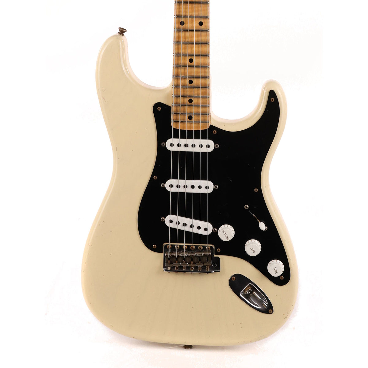 Fender Custom Shop '55 Stratocaster Journeyman Relic White Blonde Masterbuilt Dennis Galuszka — 1