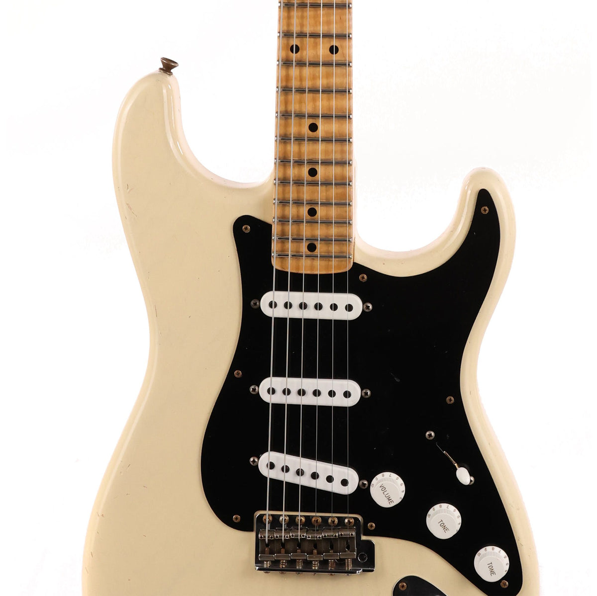 Fender Custom Shop '55 Stratocaster Journeyman Relic White Blonde Masterbuilt Dennis Galuszka — 6