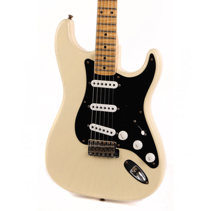 Fender Custom Shop '55 Stratocaster Journeyman Relic White Blonde Masterbuilt Dennis Galuszka