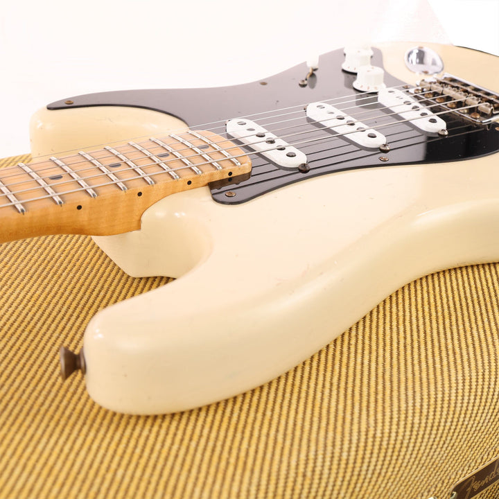 Fender Custom Shop '55 Stratocaster Journeyman Relic White Blonde Masterbuilt Dennis Galuszka