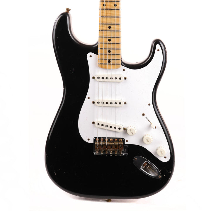 Fender Custom Shop '55 Stratocaster Journeyman Relic Black Masterbuilt Dennis Galuszka