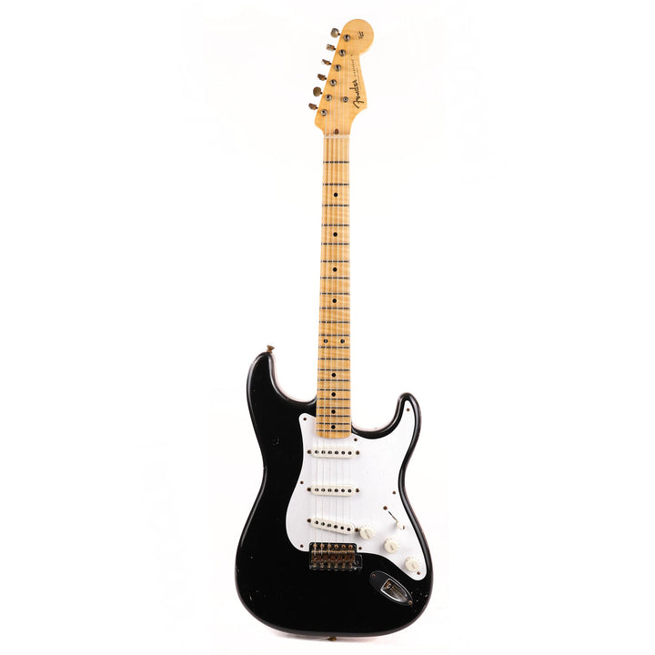 Fender Custom Shop '55 Stratocaster Journeyman Relic Black Masterbuilt Dennis Galuszka