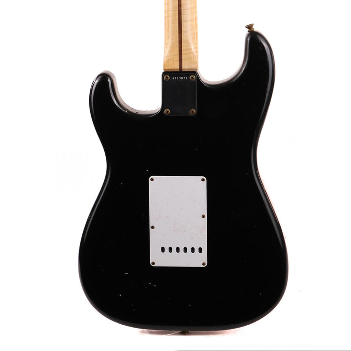 Fender Custom Shop '55 Stratocaster Journeyman Relic Black Masterbuilt Dennis Galuszka