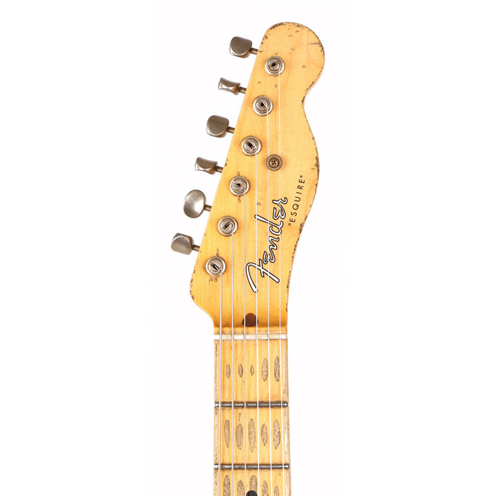 Fender Custom Shop 50s Esquire Masterbuilt Jason Smith Heavy Relic Faded Aged White Blonde