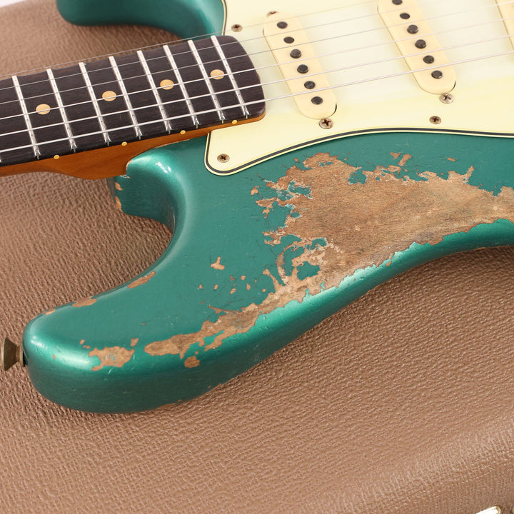Fender Custom Shop 60/63 Stratocaster Super Heavy Relic Faded British Racing Green