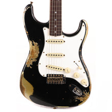 Fender Custom Shop 1967 Stratocaster Heavy Relic Faded Black over Faded Inca Silver