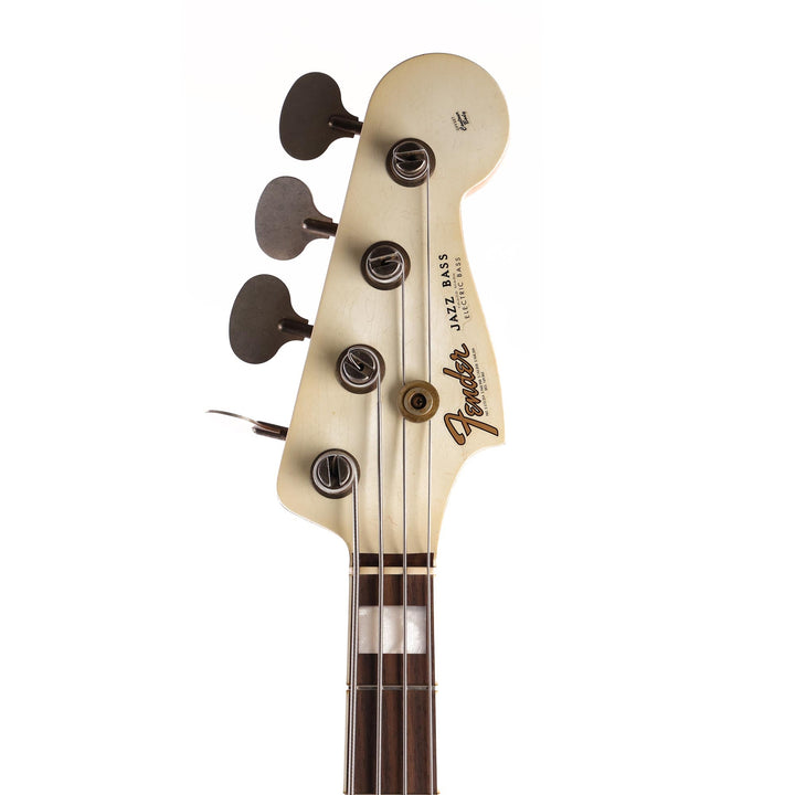 Fender Custom Shop 1966 Jazz Bass Journeyman Relic Aged Olympic White