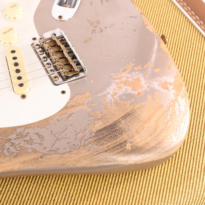 Fender Custom Shop 1956 Stratocaster Super Heavy Relic Faded Shoreline Gold