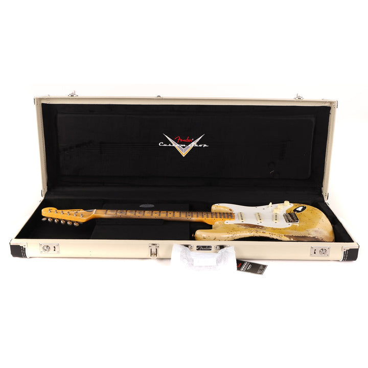Fender Custom Shop Limited Edition 1956 Stratcaster Super Heavy Relic Faded Aged Desert Sand