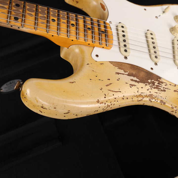 Fender Custom Shop Limited Edition 1956 Stratcaster Super Heavy Relic Faded Aged Desert Sand