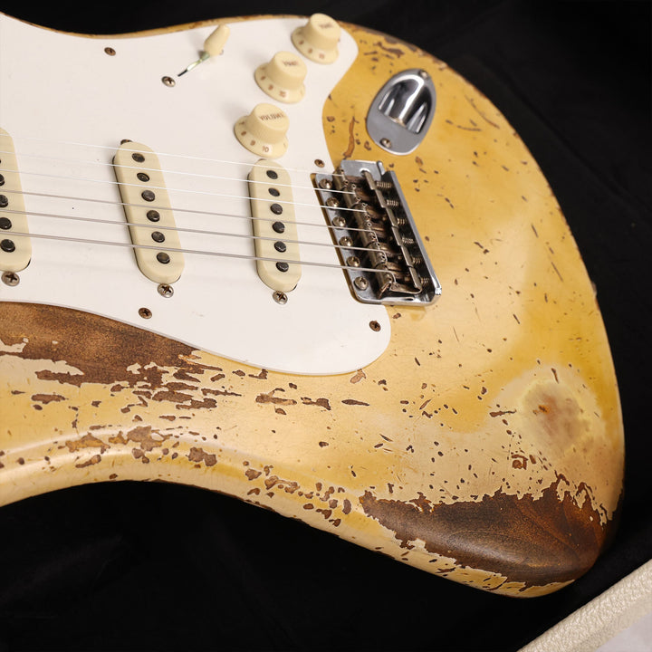 Fender Custom Shop Limited Edition 1956 Stratcaster Super Heavy Relic Faded Aged Desert Sand