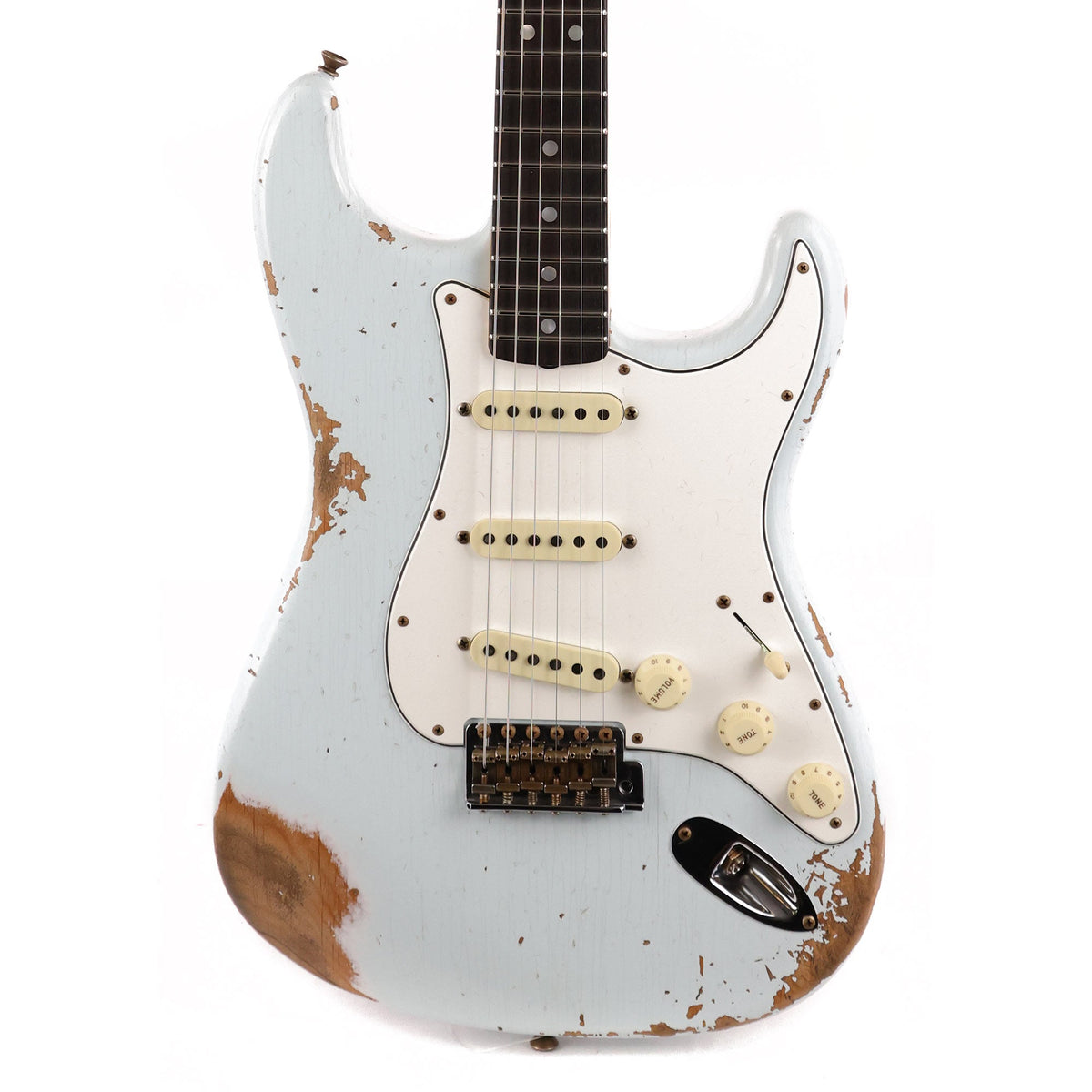 Fender Custom Shop 1967 Stratocaster Heavy Relic Faded Sonic Blue — 1