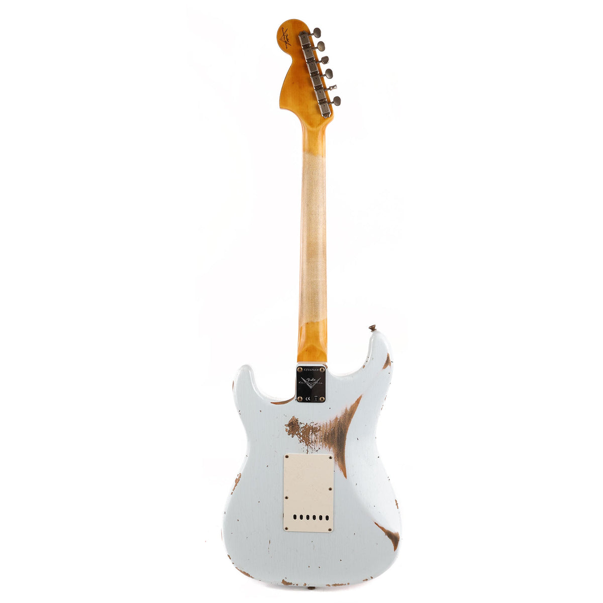 Fender Custom Shop 1967 Stratocaster Heavy Relic Faded Sonic Blue — 3